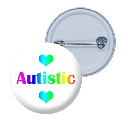 Autism Awareness 38mm badge Design 5
