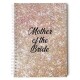 Mother Of The Bride Rose Gold Glitter Note Book Planner