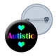 Autism Awareness 25mm badge Design 6