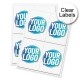 clear labels rectangle 99mm x 139mm