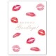 copper foiled kiss the miss goodbye poster