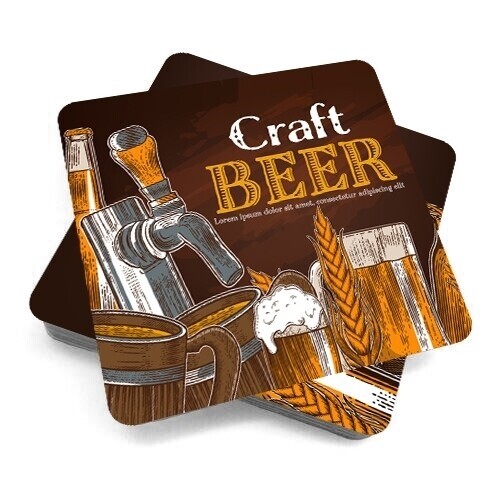 fout biologisch draaipunt Beer Mats | Custom & Personalised Beer Mats (Double Sided)
