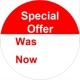 Special offer was now sticker