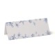 blank christmas place cards with a white background and navy snowflakes