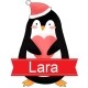 Penguin gift stickers
