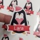 penguin Personalised Christmas gift stickers
