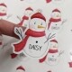 Snowman Personalised Christmas Gift Stickers 45mm x 45mm Die-Cut