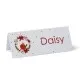 Personalised Christmas Place Cards Hanging Robin