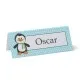 Personalised Christmas Place Cards Penguin