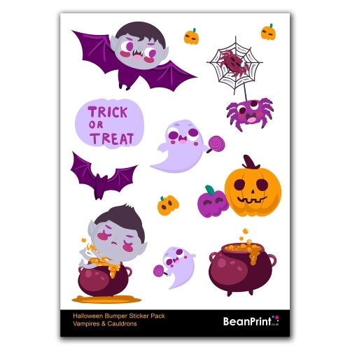 Halloween Stickers Bumper Pack - Vampires & Cauldrons £2.99