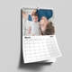 Personalised A3 wall calendar displaying March 2027 with a photograph of a parent and baby.