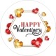 Happy Valentines day sticker