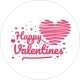 Happy valentines sticker