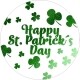 Happy St Patricks day iin Green