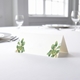 Green Plants place cards