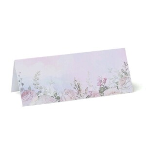 Pastel Roses place cards