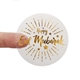 Eid / Ramadan Metallic Gold Foil Transparent Stickers Design 2