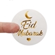 Eid / Ramadan Metallic Gold Foil Transparent Stickers Design 8