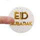 Eid / Ramadan Metallic Gold Foil Transparent Stickers Design 9