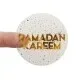 Eid / Ramadan Metallic Foil Transparent Stickers Design 10