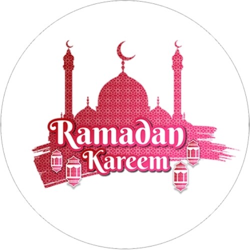 Ramadan Kareem Red Stickers  £2.49