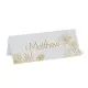 Personalised Gold Floral Textured Effect Place Cards