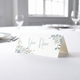 Personalised Blue Flowers Place Cards