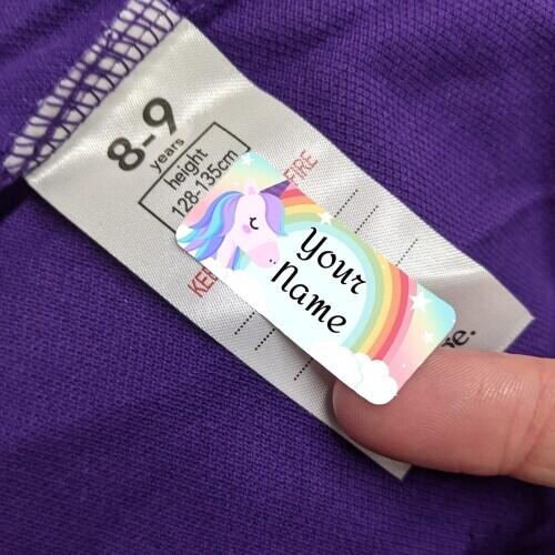 No Link Stick on Clothes Labels