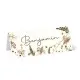Personalised Christmas Place Cards Gold & Eucalyptus