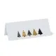 Gold & Green Christmas Trees Christmas Place Cards