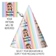 personalised party hat with your face and text choose your background