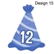 party hat for bunting design 15