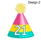 party hat for bunting design 2