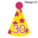 party hat for bunting design 21