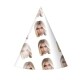 Personalised Party Hat with repeated Faces