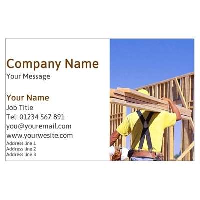 Design for Builders Business Cards: america, blue, country, flag, red, stars, USA, white, world