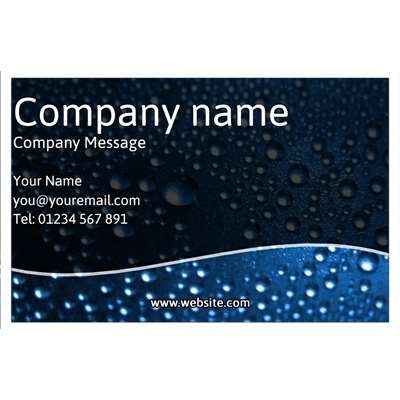 Design for Plumbers Business Cards: blue, bow, bowe, boy, pretty, ribbon, white