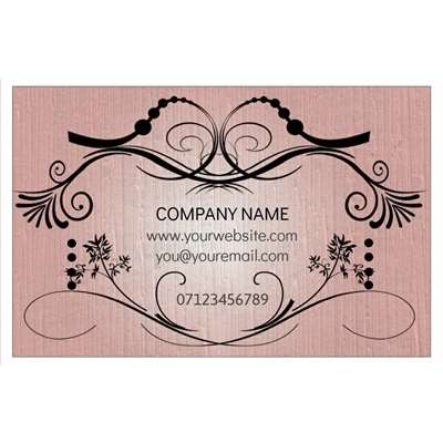 Design for Hairdresser Business Cards: plain, simple, wedding, white
