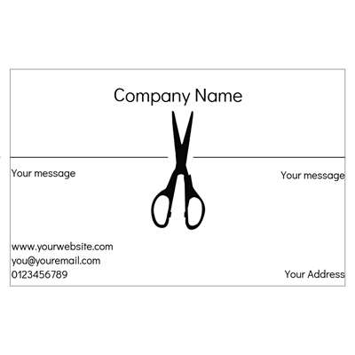 Design for Hairdresser Business Cards: calm, crown, keep, royal, white