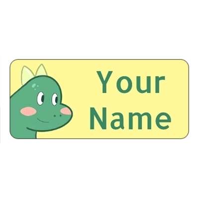 Design for Dinosaurs Name Labels: 