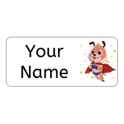 Design for Dog Name Labels: black, Corporate, General, grey, orange, sports