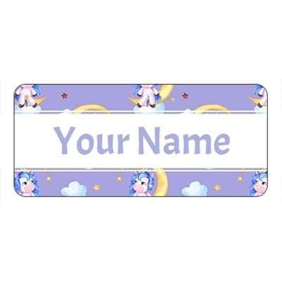 Design for Princess Name Labels: banner, beauty, Corporate, cream, hair, pink, ribbon, salon