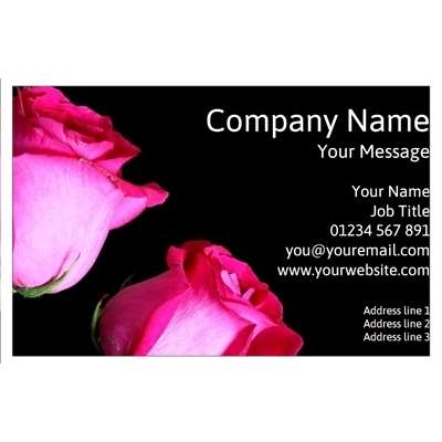 Design for Florists Business Cards: baby shower, bling, blue, girl, glitter, hen do, party, pretty, sparkle