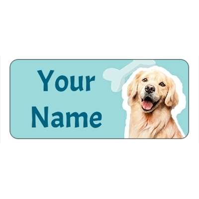 Design for Dog Name Labels: beauty, hairdresser, pink, salon