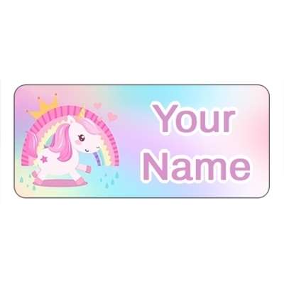 Design for Princess Name Labels: beauty, flowers, hair, massage, therapist