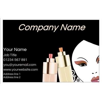 Design for Beauty Therapy Business Cards: black, classic, classy, corcorpate, girl, girly, glitter, green, pretty, smart, sparkles, specks, white