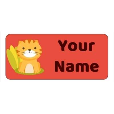Design for Cat Name Labels: black, general, upload, white