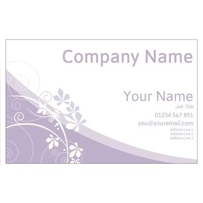 Design for Florists Business Cards: baby shower, bling, bow, girl, glitter, hen do, party, pretty, purple, sparkle