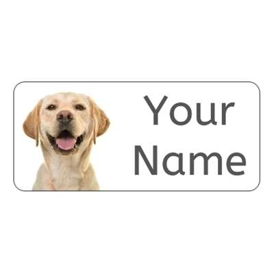 Design for Dog Name Labels: fold, general, half, image, logo, plain, upload, white