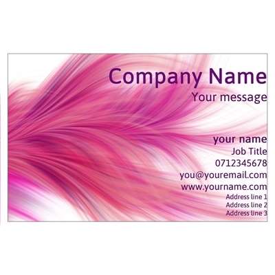 Design for Florists Business Cards: baby shower, black, bling, girl, glitter, hen do, party, pink, pretty, sparkle